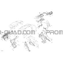 Carrosserie - Section Avant pour Can-am Toutes les cylindrées 2022 Outlander MAX 6X6 - 450 EFI - DPS