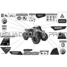 Carrosserie - Décalques pour Can-am Toutes les cylindrées 2022 Renegade 1000R EFI - XMR