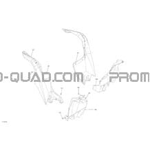Carrosserie - Garde-Boue pour Can-am Toutes les cylindrées 2022 Renegade 1000R EFI - XMR