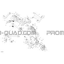 Moteur - Échappement pour Can-am Toutes les cylindrées 2022 Outlander 650 EFI - XMR - CE