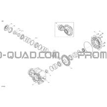 Entraînement - Unité Entraînement Finale pour Can-am Toutes les cylindrées 2022 Outlander 650 EFI - XMR - CE