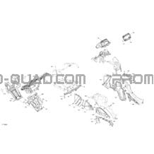 Carrosserie - Section Avant pour Can-am Toutes les cylindrées 2022 Outlander 1000R EFI - XXC - CE
