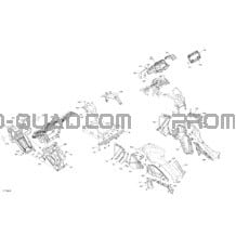 Carrosserie - Section Avant pour Can-am Toutes les cylindrées 2022 Outlander 1000R EFI - XMR - CE