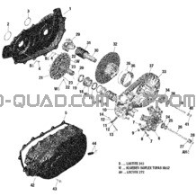Rotax - Transmission 322 pour Can-am Toutes les cylindrées 2022 Outlander MAX 1000R EFI - DPS - CE