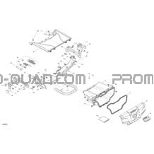 Carrosserie - Coffre À Bagage Avant pour Can-am Toutes les cylindrées 2022 Outlander MAX 1000R EFI - DPS - CE