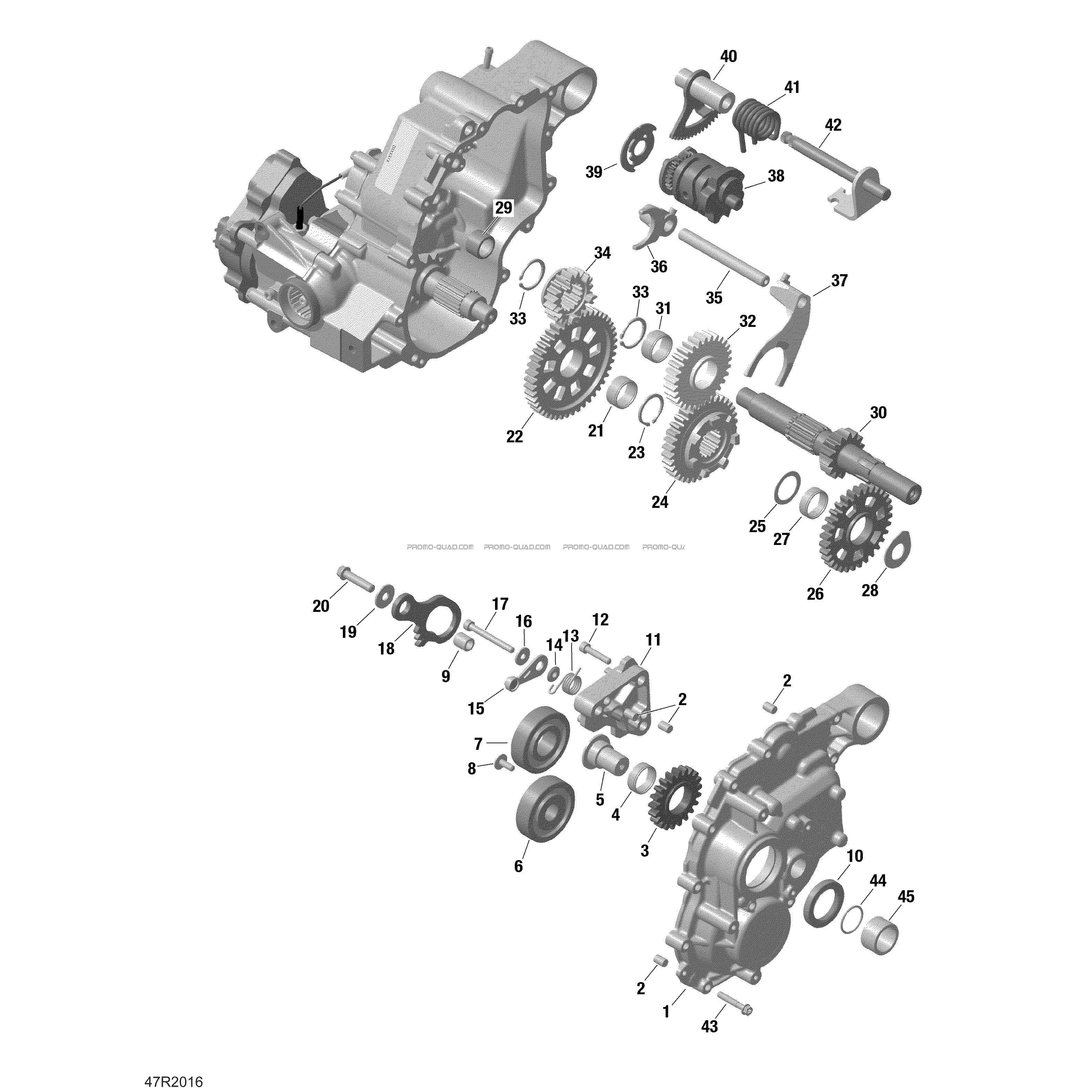 Rotax - Boîte De Vitesses 2 - 420686217  Can-am  2022 Toutes les cylindrées  Original parts OEMRotax - Boîte De Vitesses 2 - 420686217  Can-am  2022 Toutes les cylindrées  Original parts OEM
