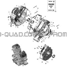 Rotax - Carter - 322 pour Can-am Toutes les cylindrées 2022 Outlander MAX 1000R EFI - LTD - CE