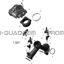 Rotax - Collecteur Admission Air Et Carter De Papillon pour Can-am Toutes les cylindrées 2022 Renegade 1000R EFI - XXC - CE