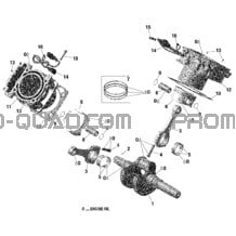 Rotax - Vilebrequin pour Can-am Toutes les cylindrées 2022 Renegade 1000R EFI - XXC - CE