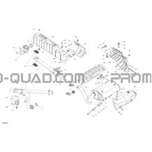 Moteur - Échappement pour Can-am Toutes les cylindrées 2022 Renegade 1000R EFI - XXC - CE