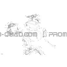 Carrosserie - Section Avant pour Can-am Toutes les cylindrées 2022 Renegade 1000R EFI - XXC - CE