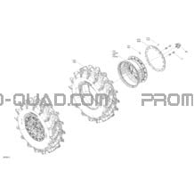 Entraînement - Roues Arrières pour Can-am Toutes les cylindrées 2022 Renegade 1000R EFI - XMR - CE