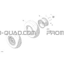 Entraînement - Roues Arrières pour Can-am Toutes les cylindrées 2022 Outlander T 450 EFI - STD - T Regulation