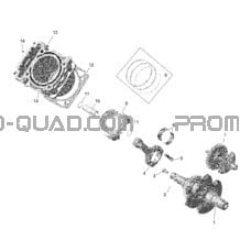 Rotax - Cylindre pour Can-am Toutes les cylindrées 2022 Outlander T 450 EFI - DPS - T Regulation