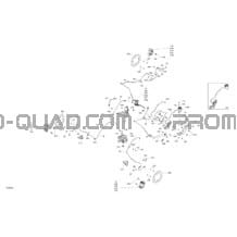 Mécanique - Système Frein pour Can-am Toutes les cylindrées 2022 Outlander T 450 EFI - DPS - T Regulation