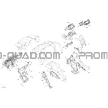 Carrosserie - Section Avant pour Can-am Toutes les cylindrées 2022 Outlander T 450 EFI - DPS - T Regulation