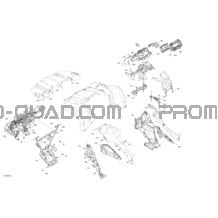 Carrosserie - Section Avant pour Can-am Toutes les cylindrées 2022 Outlander T 450 EFI - XU - T Regulation
