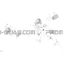 Électrique - Section Avant pour Can-am Toutes les cylindrées 2022 Outlander T 570 EFI - STD - T Regulation