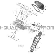 Rotax - Culasse pour Can-am Toutes les cylindrées 2022 Outlander T 570 EFI - XU - T Regulation
