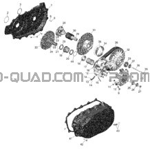 ROTAX - Transmission - B pour Can-am Toutes les cylindrées 2022 Outlander T 570 EFI - XU - T Regulation