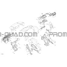 Carrosserie - Section Avant pour Can-am Toutes les cylindrées 2022 Outlander T 570 EFI - XU - T Regulation