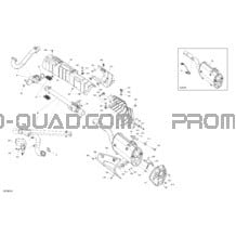 Engine - Exhaust pour Can-am Toutes les cylindrées 2022 Outlander T MAX 450 EFI - DPS - T Regulation