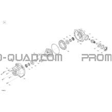 Entraînement - Avant - Pièces du Différentiel pour Can-am Toutes les cylindrées 2022 Outlander T MAX 450 EFI - STD - T Regulation