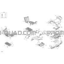 Carrosserie - Section Arrière pour Can-am Toutes les cylindrées 2022 Outlander T MAX 570 EFI - DPS - T Regulation