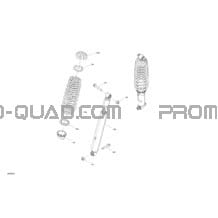 Suspension - Amortisseurs Arrières pour Can-am Toutes les cylindrées 2022 Outlander T MAX 570 EFI - XU+ - T Regulation