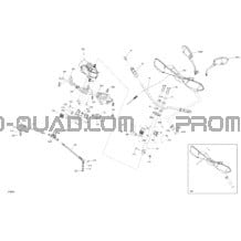 Mécanique - Direction pour Can-am Toutes les cylindrées 2022 Outlander T MAX 650 EFI - XT - T Regulation