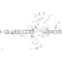 Mécanique - Système Frein pour Can-am Toutes les cylindrées 2022 Outlander T MAX 650 EFI - XTP - T Regulation