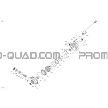 Entraînement - Avant - Pièces du Différentiel pour Can-am Toutes les cylindrées 2022 Outlander T MAX 650 EFI - XU+ - T Regulation