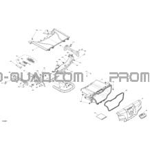 Carrosserie - Coffre À Bagage Avant pour Can-am Toutes les cylindrées 2022 Outlander T MAX 1000 EFI - DPS - T Regulation