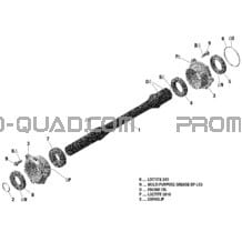 Rotax - Arbre Entraînement pour Can-am Toutes les cylindrées 2022 Outlander T MAX 1000 EFI - XTP - T Regulation