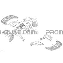 Carrosserie - Ensembles Ailes pour Can-am Toutes les cylindrées 2022 Outlander T MAX 1000 EFI - XTP - T Regulation