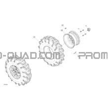 Entraînement - Roues Avants pour Can-am Toutes les cylindrées 2022 Outlander T MAX 1000 EFI - XU+ - T Regulation