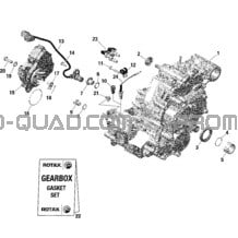 Rotax - Boîte De Vitesses Et Composantes 420686216 pour Can-am Toutes les cylindrées 2022 Renegade T 650 EFI - XXC - T Regulation