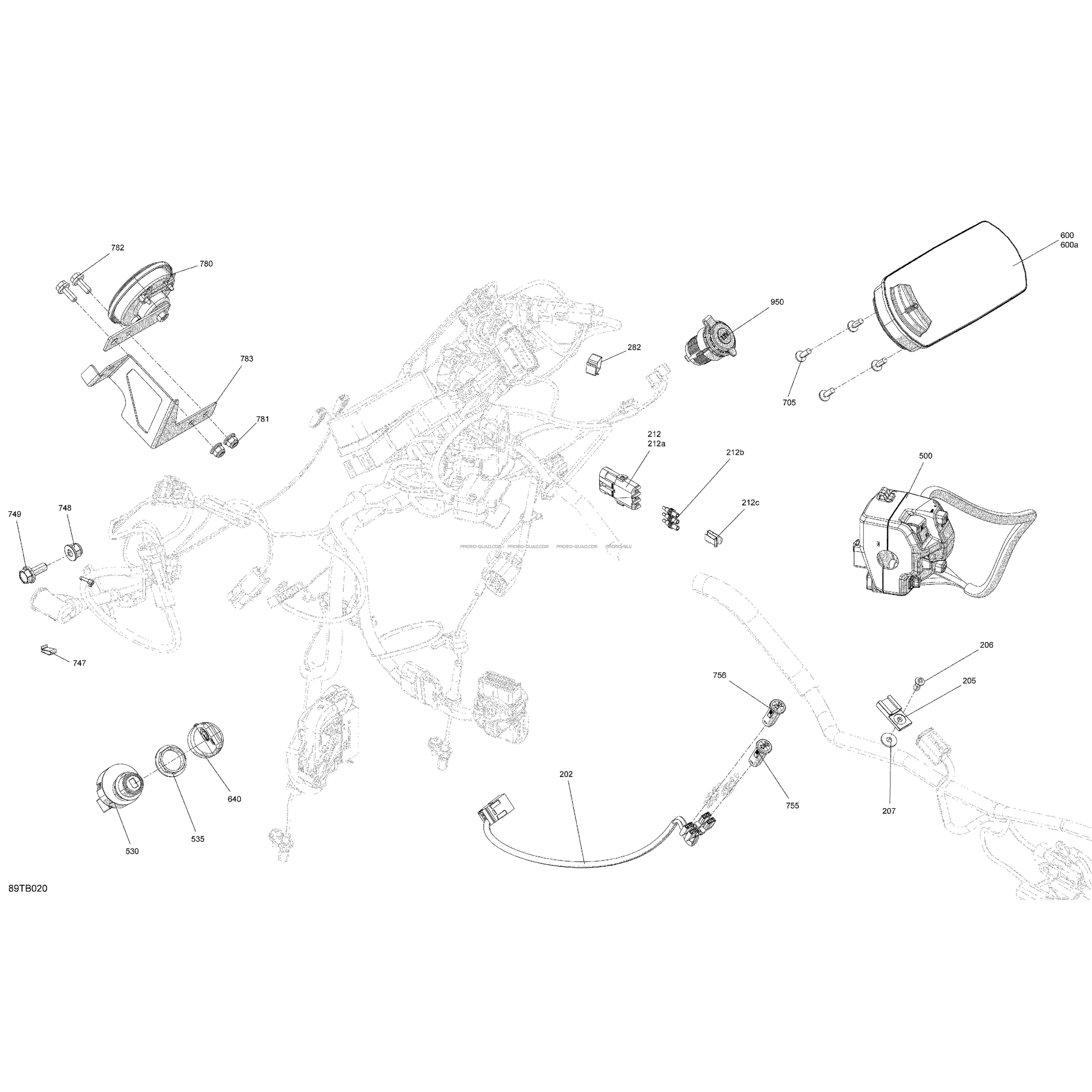 Électrique - Section Avant  Can-am  2022 Toutes les cylindrées  pièces OEMÉlectrique - Section Avant  Can-am  2022 Toutes les cylindrées  pièces OEM