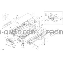 Carrosserie - Plateforme pour Can-am Toutes les cylindrées 2022 Outlander T 6X6 - 650 EFI - XU+ - T Regulation