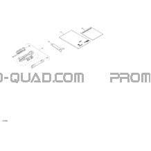 Carrosserie - Coffre À Bagage Avant pour Can-am Toutes les cylindrées 2022 Outlander T 6X6 - 1000 EFI - XU+ - T Regulation
