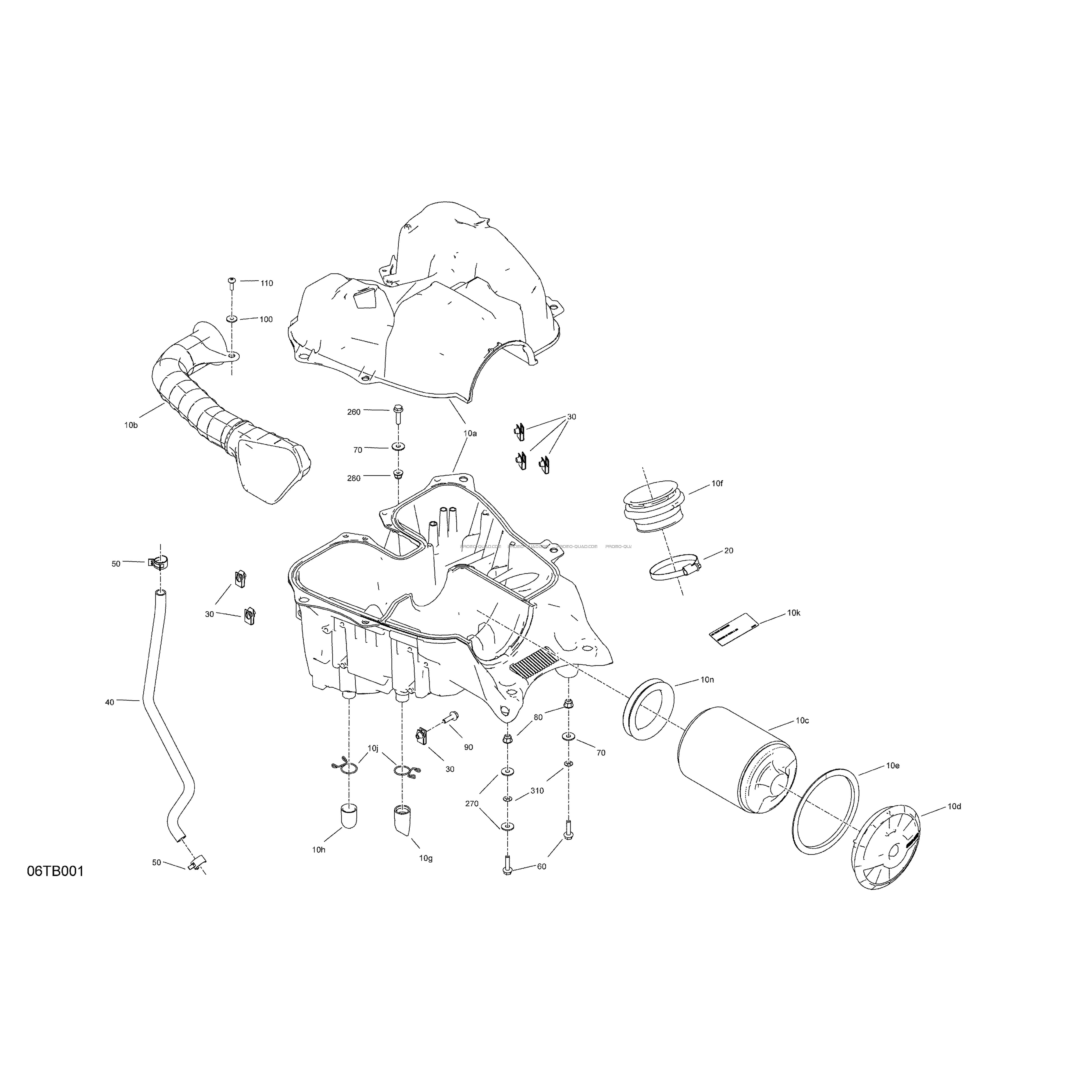 Moteur - Admission Air  Can-am  2022 Toutes les cylindrées  pièces OEMMoteur - Admission Air  Can-am  2022 Toutes les cylindrées  pièces OEM