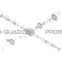Entraînement - Unité Entraînement Centrale pour Can-am Toutes les cylindrées 2022 Outlander T MAX 6X6 - 650 EFI  - XU+ - T Regulation