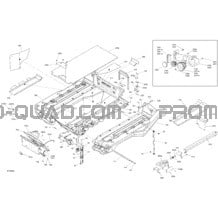 Carrosserie - Plateforme pour Can-am Toutes les cylindrées 2022 Outlander T MAX 6X6 - 650 EFI  - XT - T Regulation