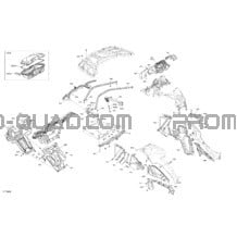 Carrosserie - Section Avant pour Can-am Toutes les cylindrées 2022 Outlander T MAX 6X6 - 650 EFI  - XT - T Regulation