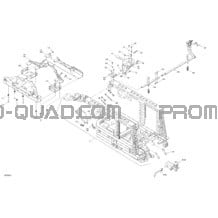 Châssis - Système - Section Arrière pour Can-am Toutes les cylindrées 2022 Outlander T MAX 6X6 - 1000 EFI - XU+ - T Regulation