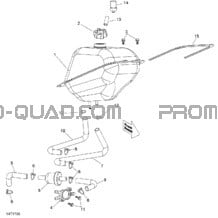 Réservoir Essence pour Can-am Toutes les cylindrées 2022 DS 90 X