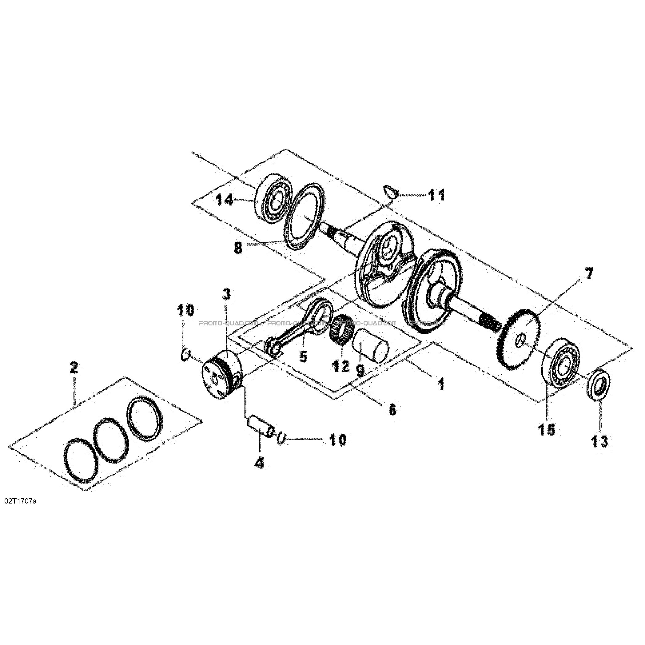 Vilebrequin et Pistons  Can-am  2022 Toutes les cylindrées  Original parts OEMVilebrequin et Pistons  Can-am  2022 Toutes les cylindrées  Original parts OEM