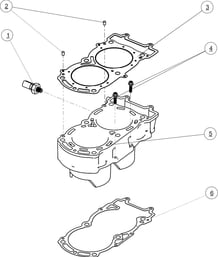 SOUS-ENS. CYLINDRE pour Segway Toutes les cylindrées Toutes les années FUGLEMAN UT10