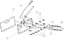 SOUS-ENS. CACHE CARTER SUP. pour Segway Toutes les cylindrées Toutes les années FUGLEMAN UT10