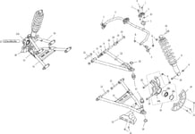 ENSEMBLE SUSPENSION AVANT pour Segway Toutes les cylindrées Toutes les années FUGLEMAN UT10